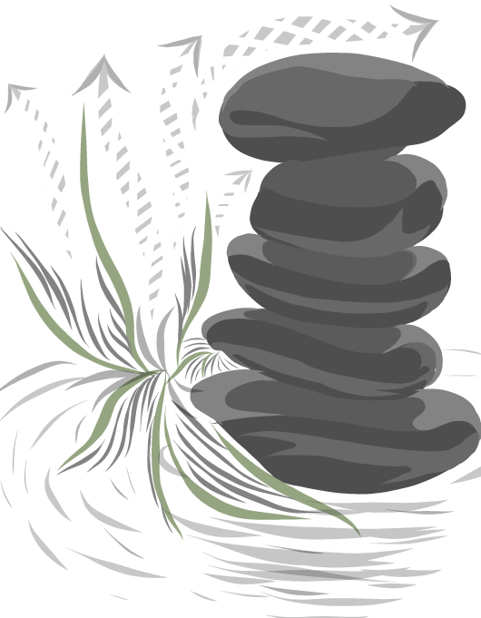 Illustration for website of a writer